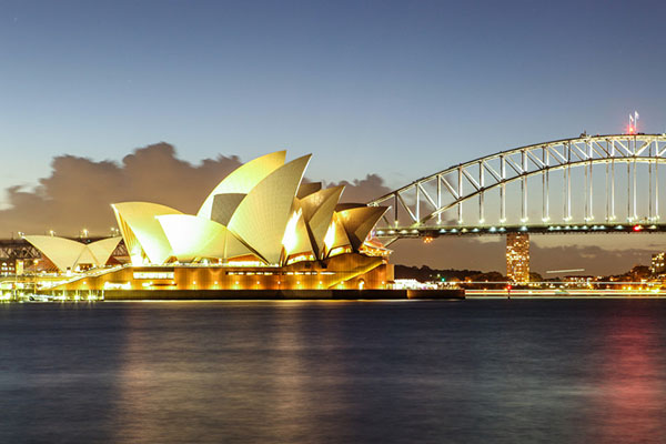 Johnson Controls' installation at the landmark Sydney Opera House, August 31, 1981