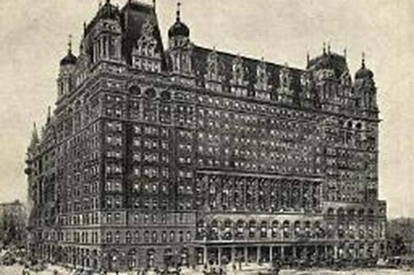 The original Waldorf-Astoria Hotel