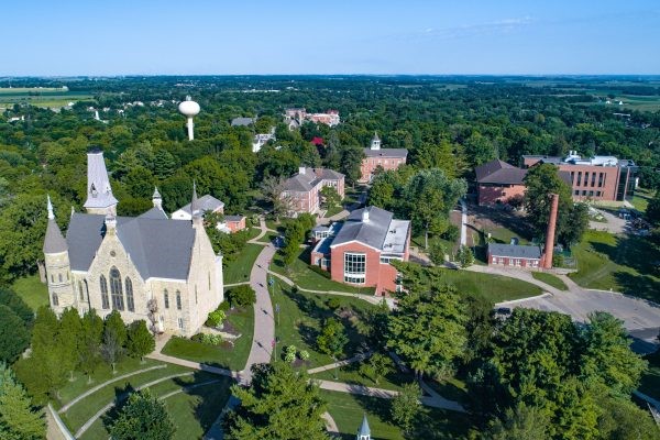 Top view of Cornell College